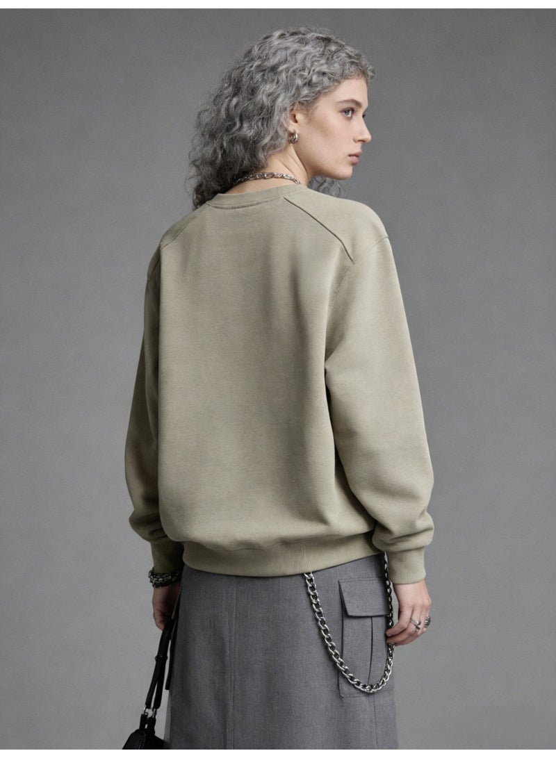 CONVERSE 2026 Converse Star Logo Unisex Crewneck Sweatshirt, Premium Cotton Blend Loose Fit Casual Pullover for Men & Women, Classic American Streetwear Essential - Image 3